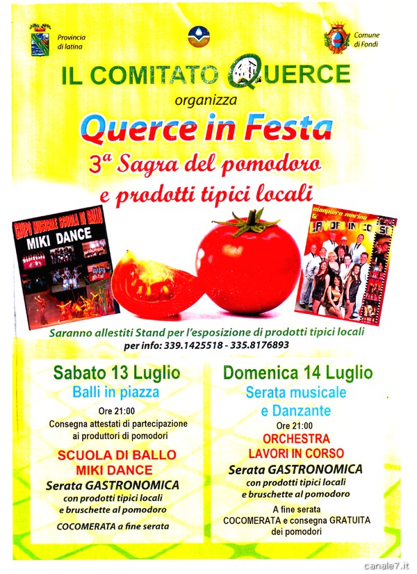 LOCANDINA QUERCE IN FESTA - SAGRA POMODORO 2013_comp