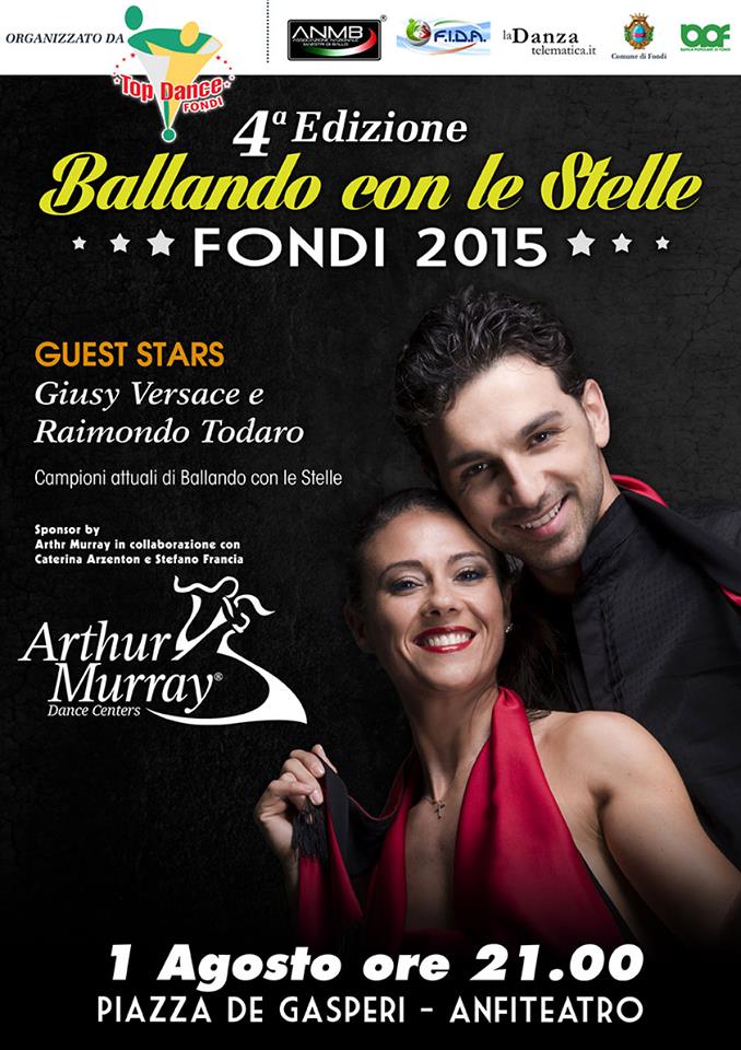 LOCANDINA BALLANDO CON LE STELLE FONDI 2015  -2