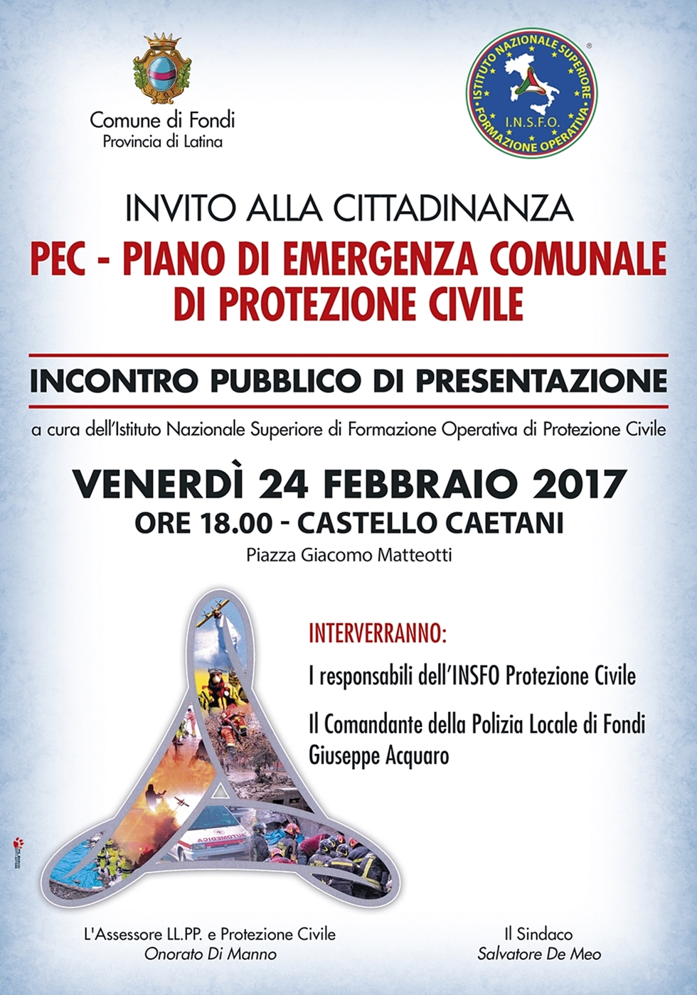 LOC. Incontro Protezione Civile 24-2-17