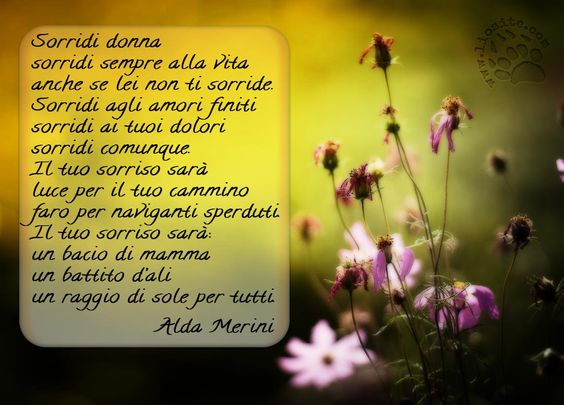 Poesia Alda Merini Sorridi OK