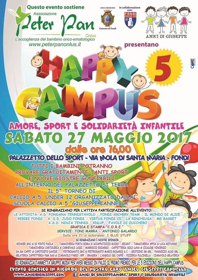 LOCANDINA HAPPY CAMPUS 2017