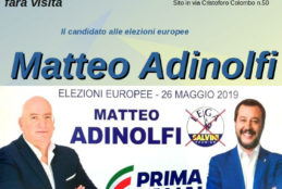 Domani Matteo Adinolfi a Fondi