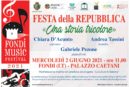 ”Una storia tricolore”, Fondi celebra la Festa della Repubblica con il primo concerto in presenza della stagione