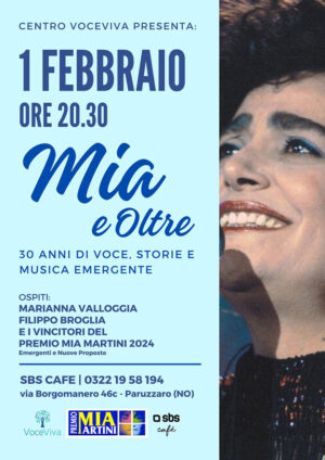 Locandina Evento Mia Martini e Oltre